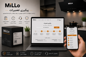 سامانه آنلاین پیگیری تعمیرات MiLLo برای مشاهده وضعیت درخواست خدمات و مراحل تعمیر محصول